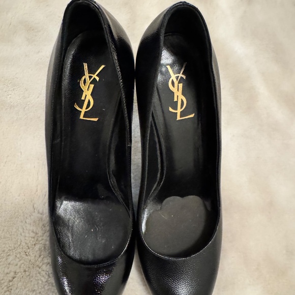 YVES SAINT-LAURENT Black Tribtoo Pumps - Picture 3 of 8